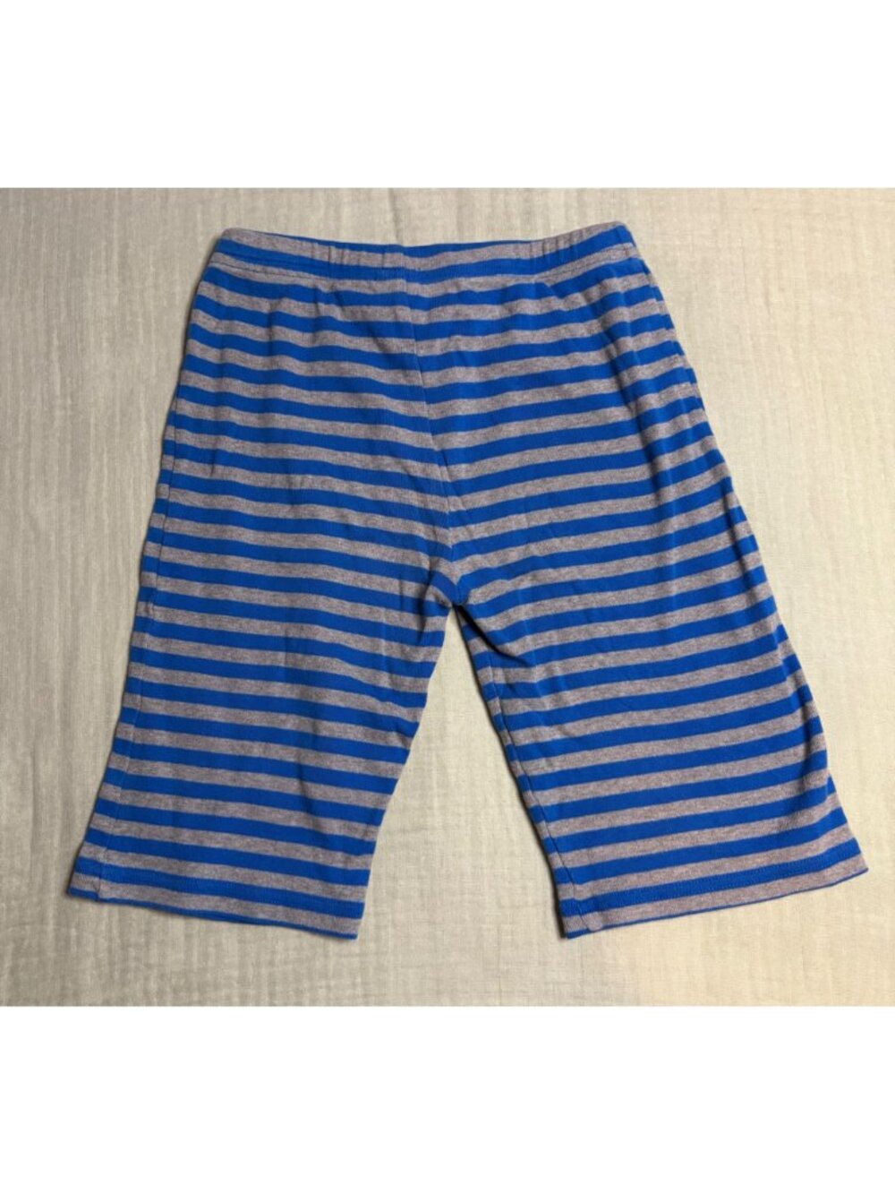 Mini Boden Blue & Gray Striped Short Sleeve Pajama Set 9Y - Picture 7 of 8